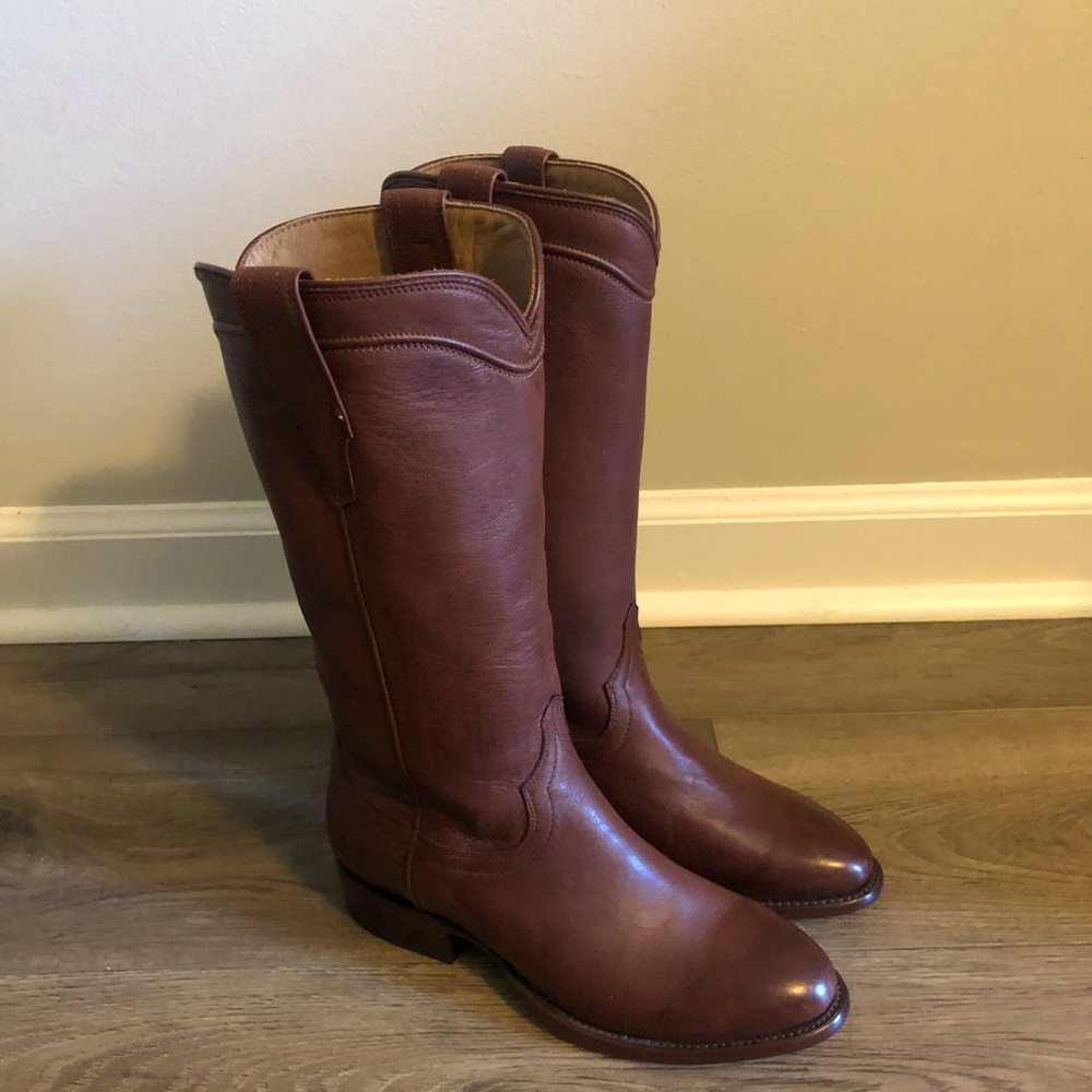 TECOVAS The Harper in Bourbon Calf Leather Size 6.5 Women’s